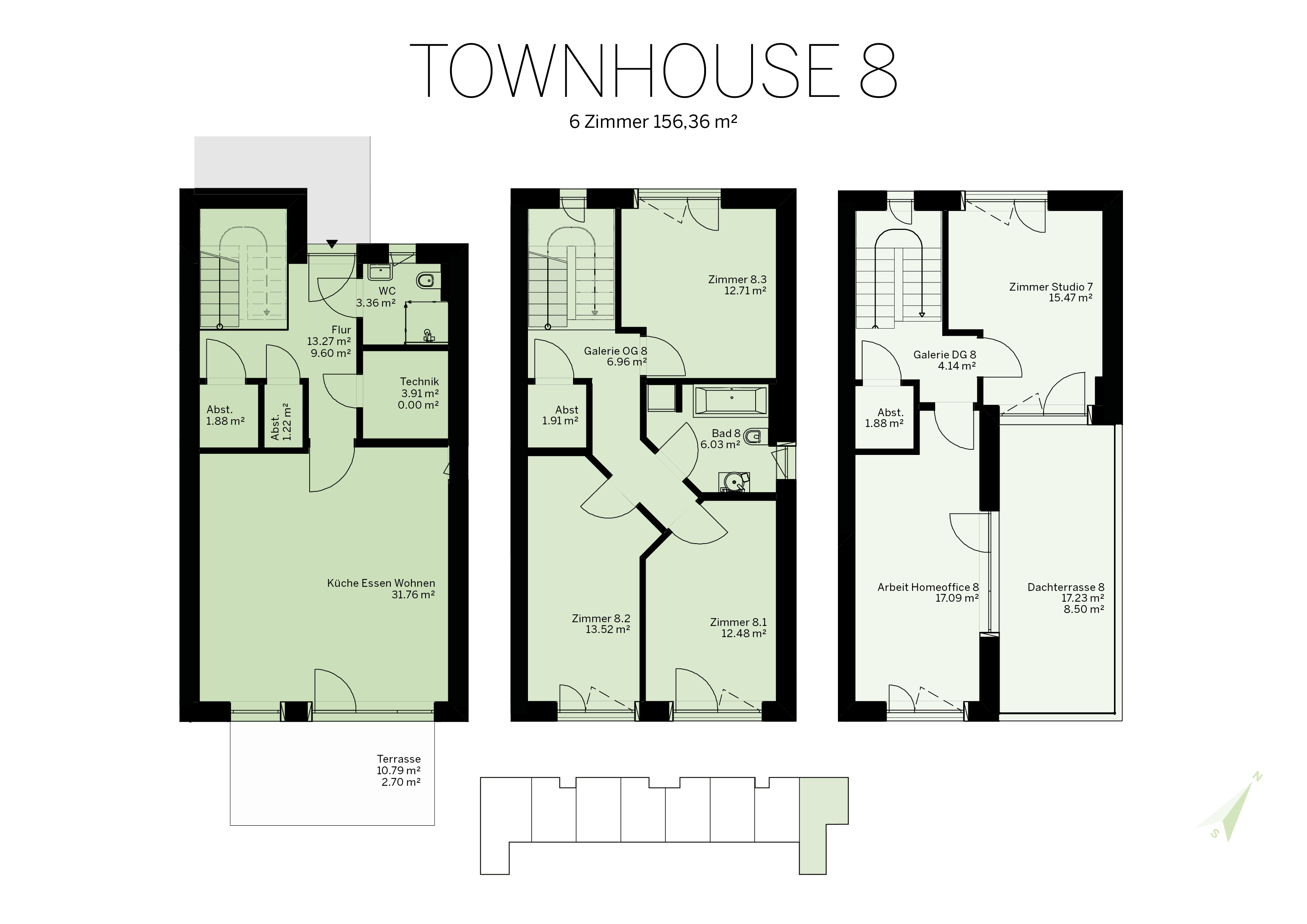 Townhouse Grundriss 