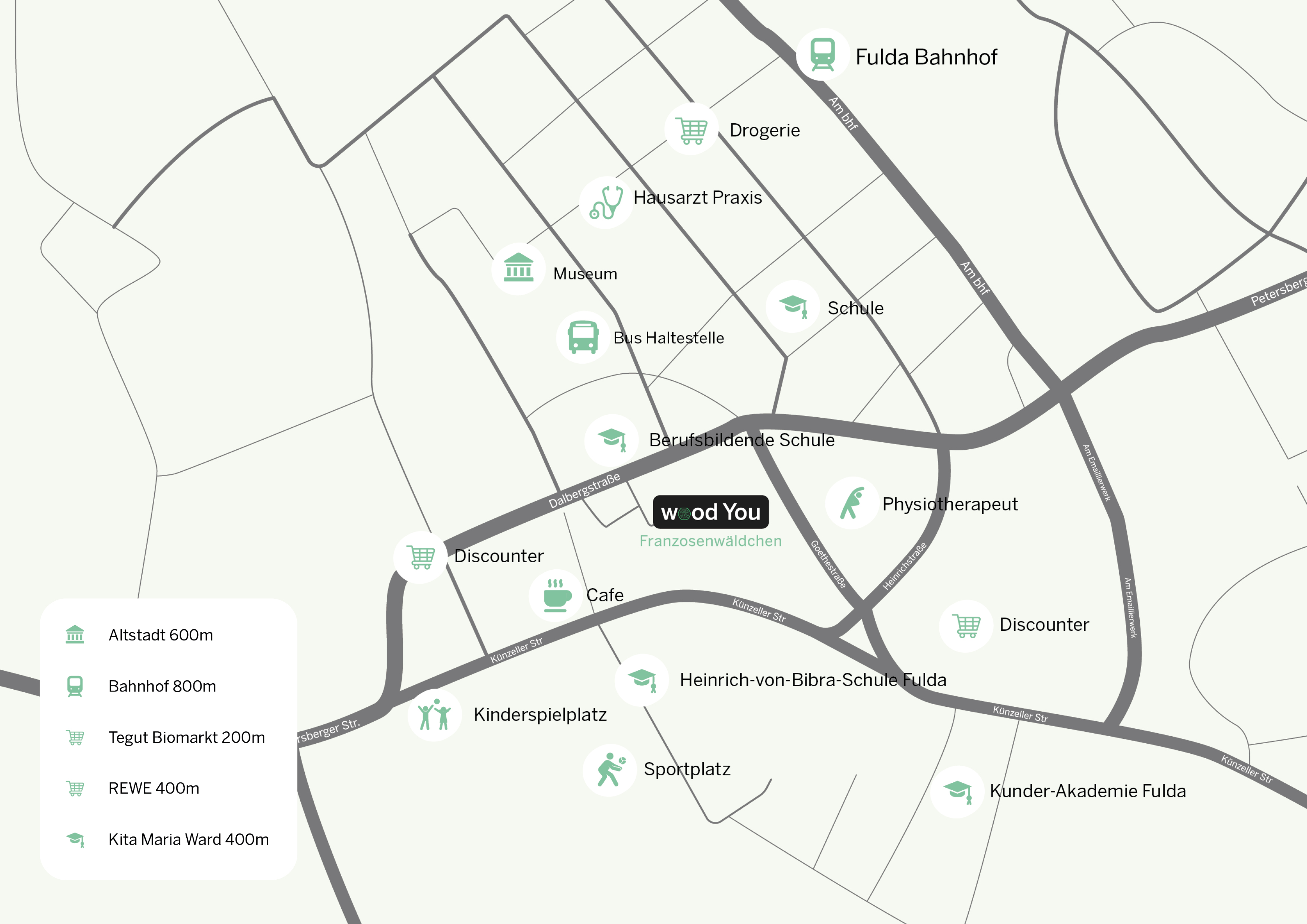 Map of the location