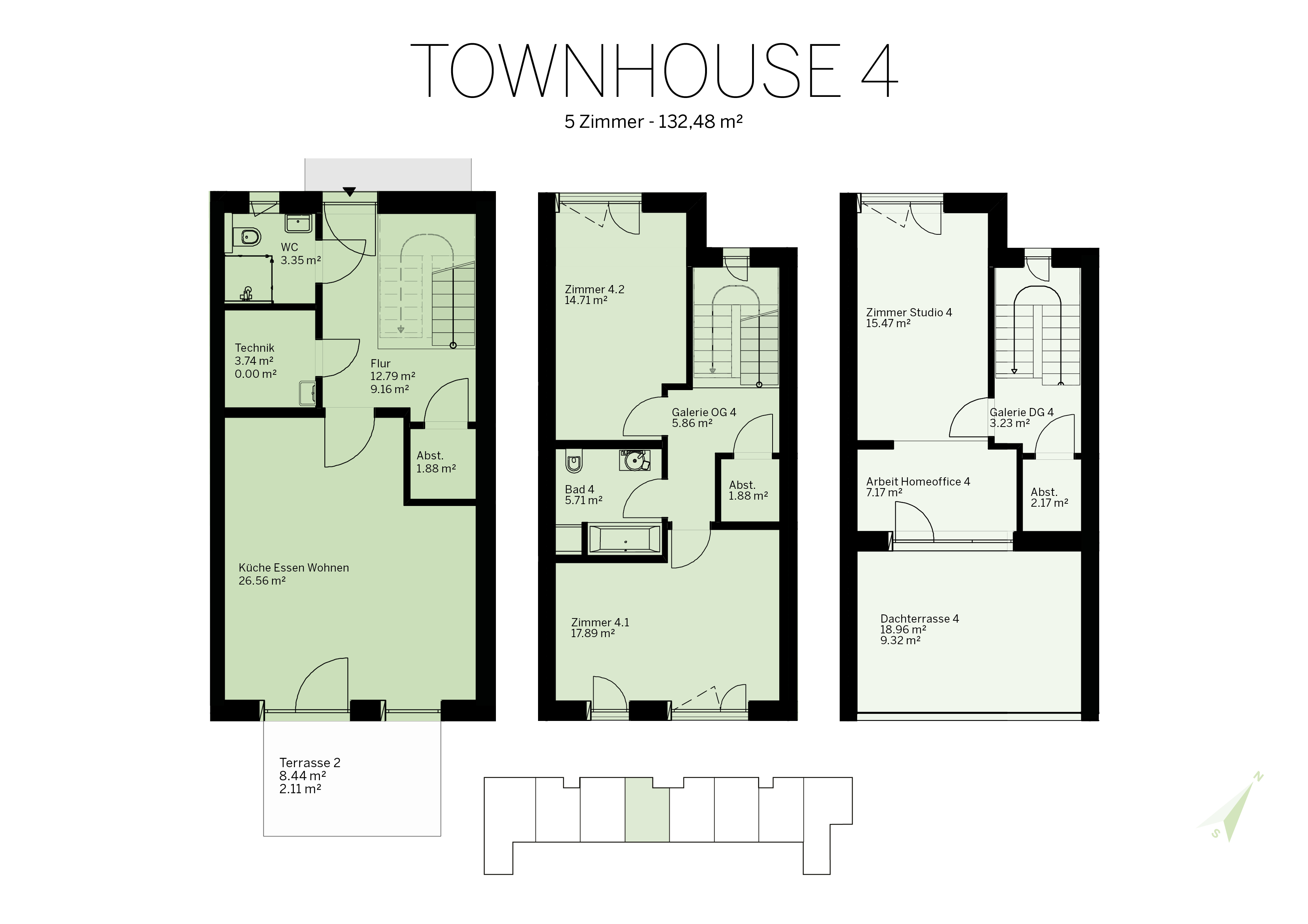 Townhouse Grundriss 