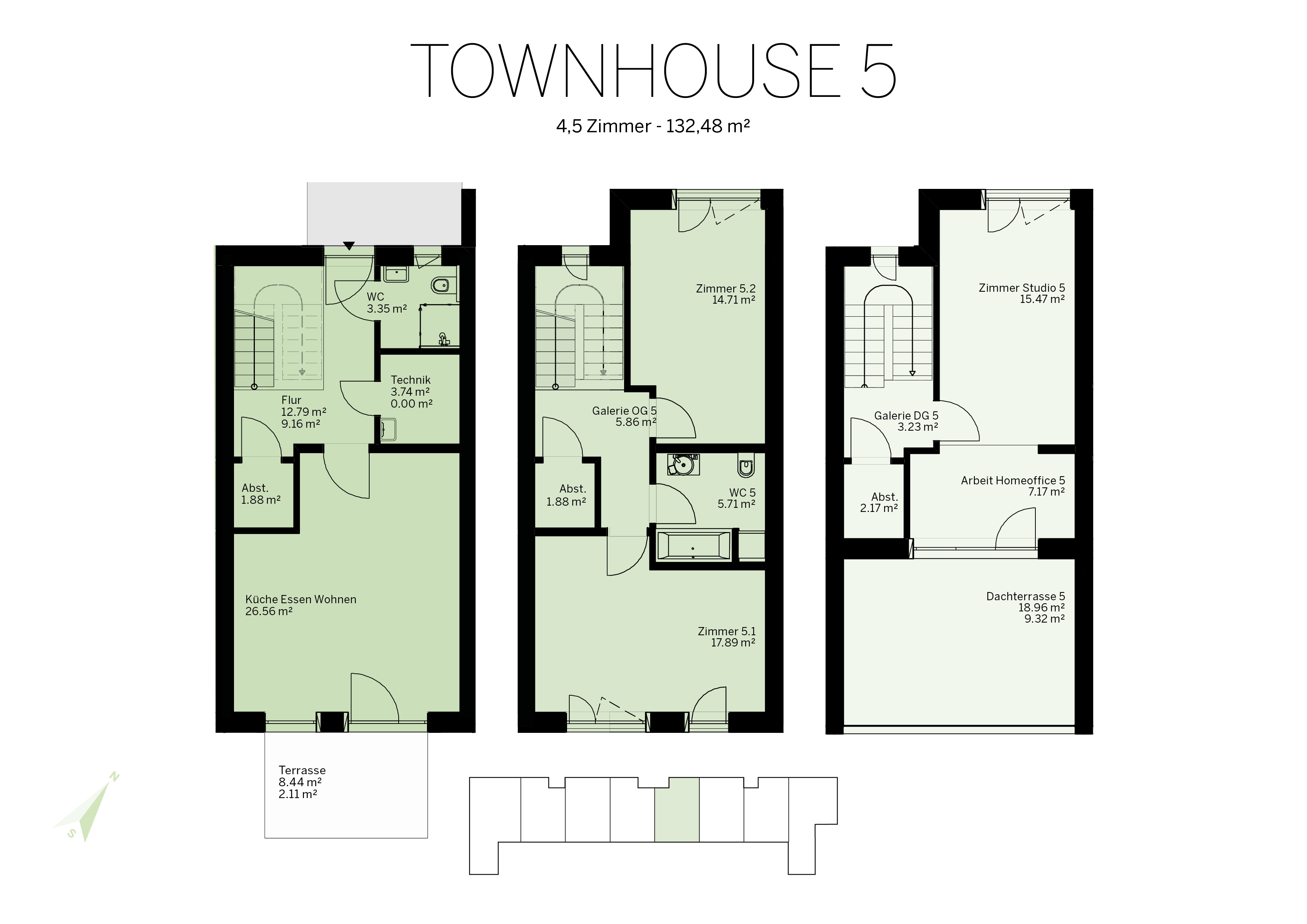 Townhouse Grundriss 